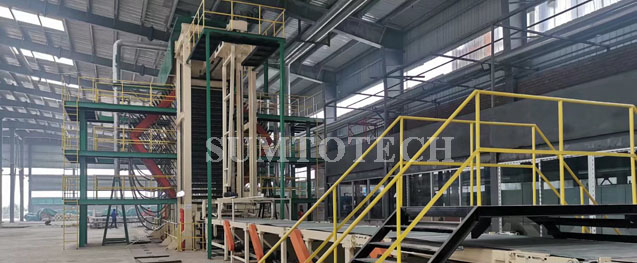 mdf plant producing machine